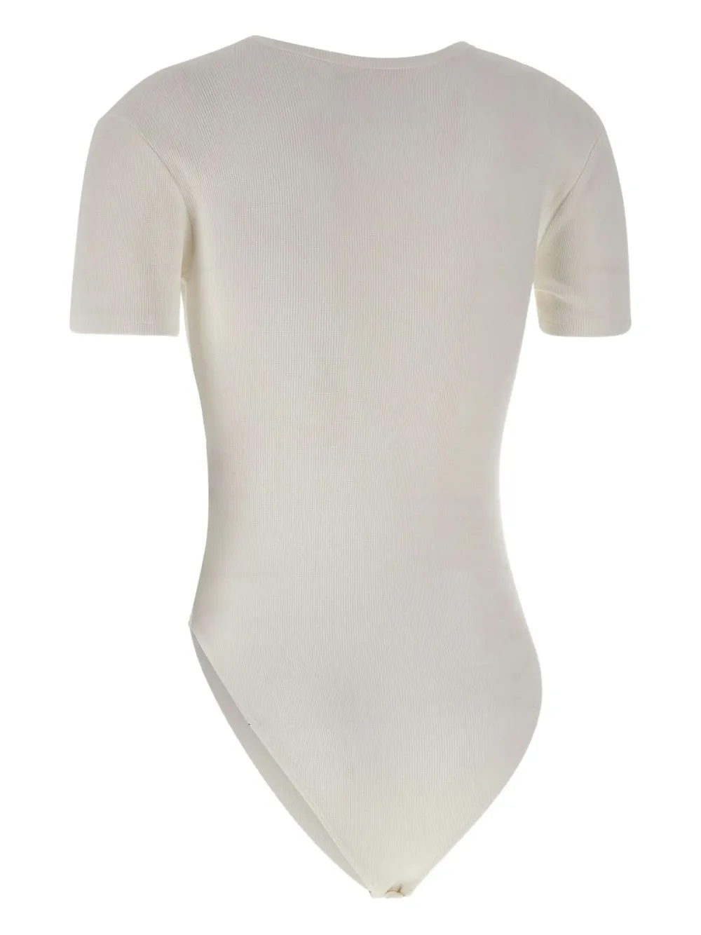Vivienne Westwood orb-embellished ribbed bodysuit Wit