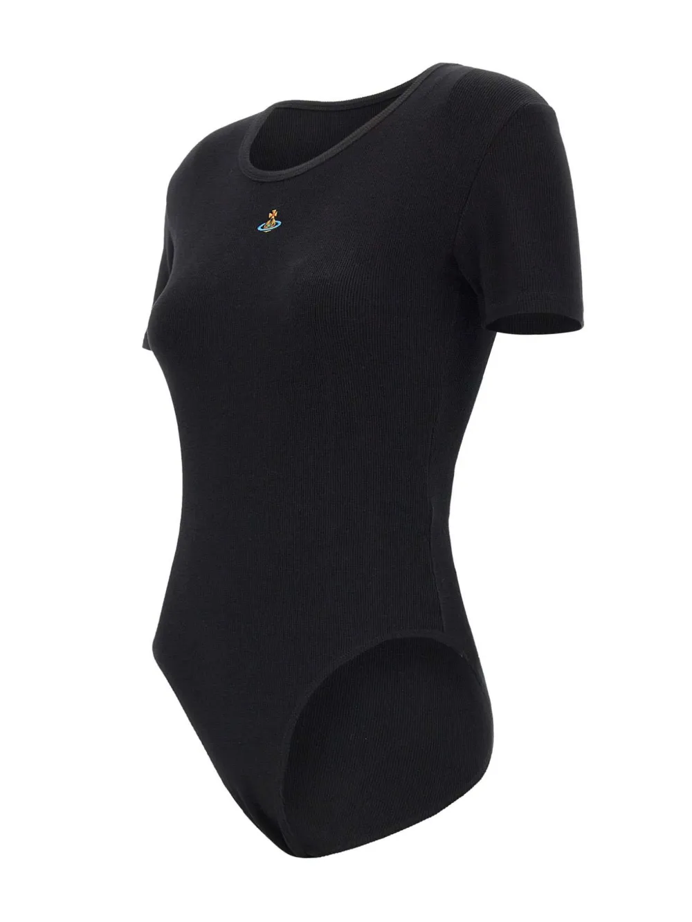 Vivienne Westwood embroidered-logo T-shirt Zwart