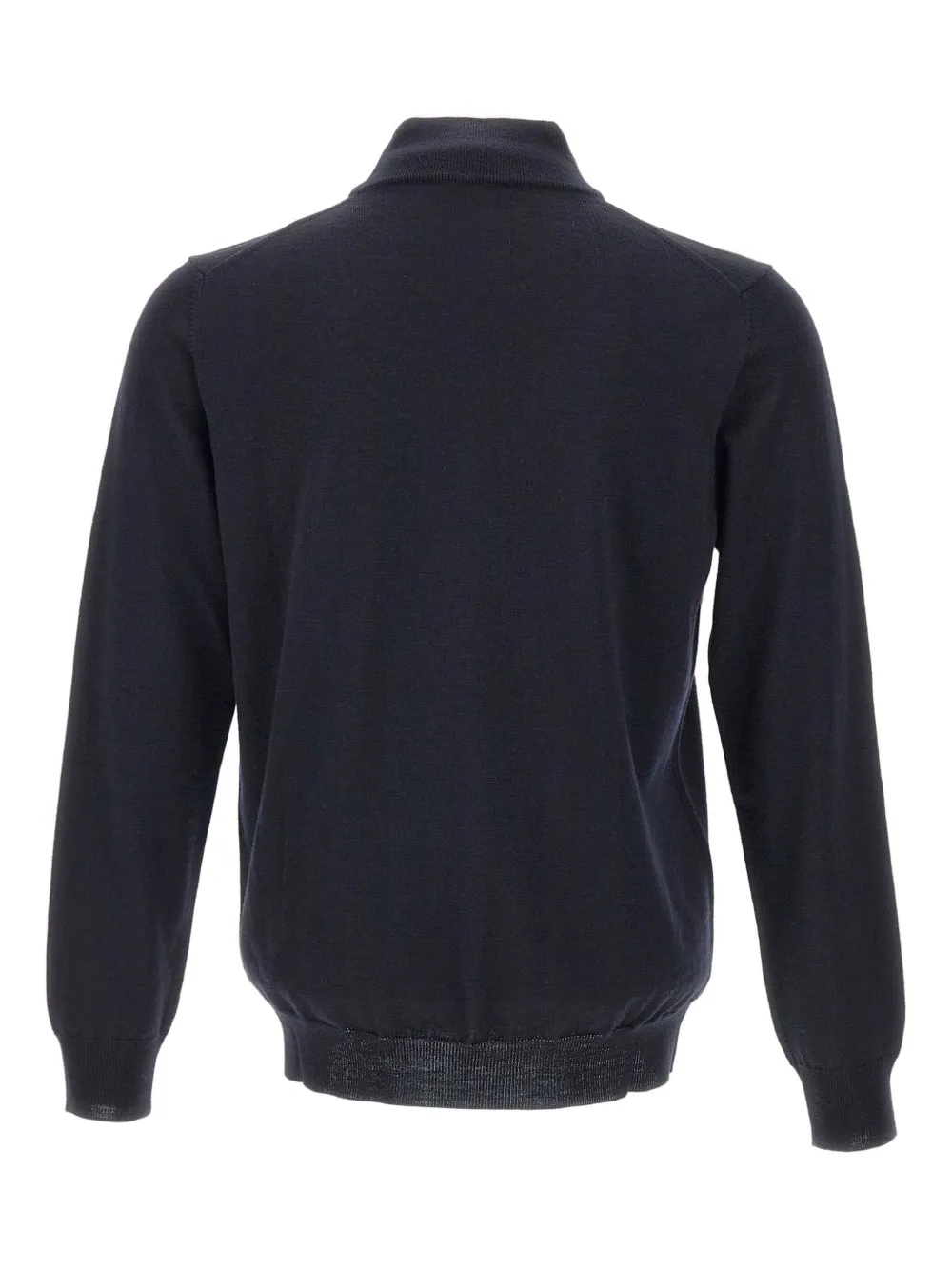 Kangra mock-neck ribbed-cuff sweater - Blauw