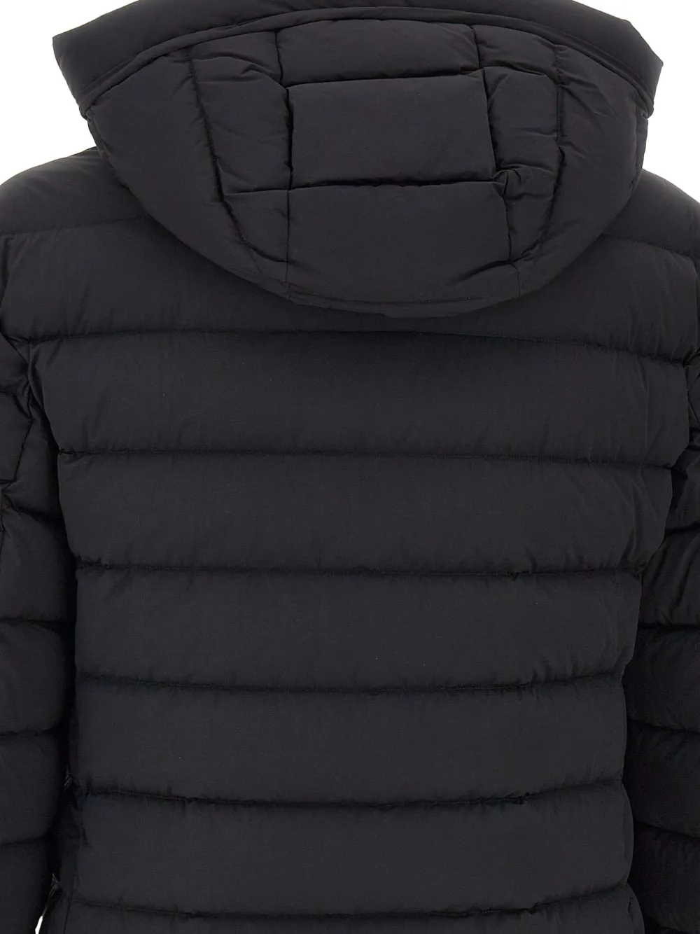 Peuterey Hooded Quilted Down Jacket In Black