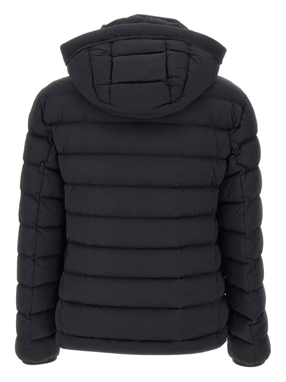 Peuterey Hooded Quilted Down Jacket In Black