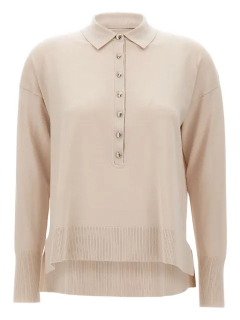 ELENA MIRO` buttoned polo shirt