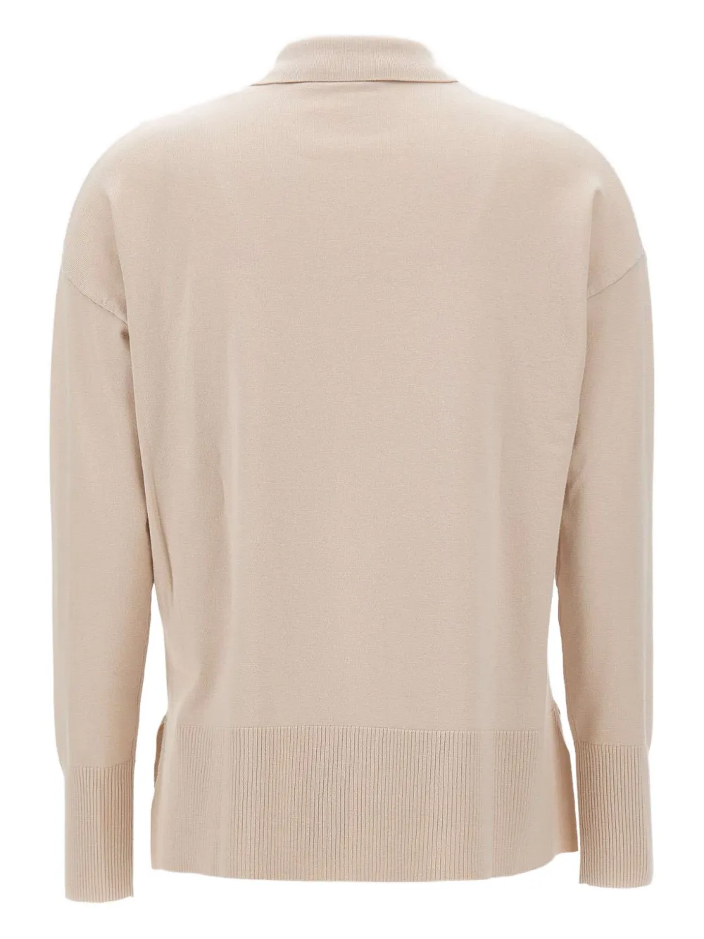 Elena Miro' Buttoned Polo Shirt In Neutral