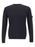 Peuterey logo-patch ribbed sweater - Blue