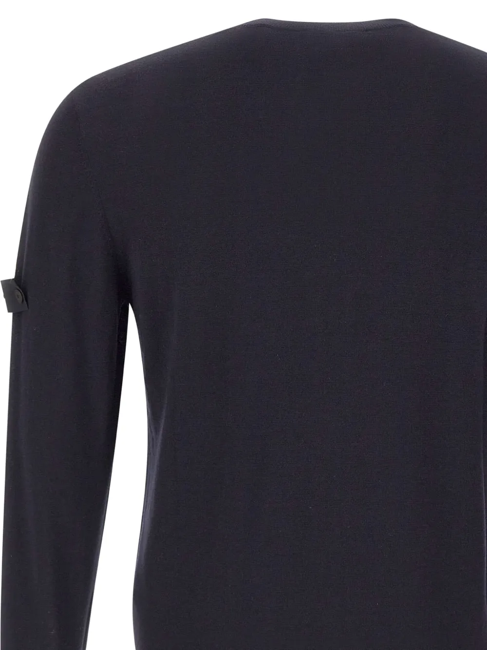 Peuterey Logo-patch Ribbed Sweater In Black