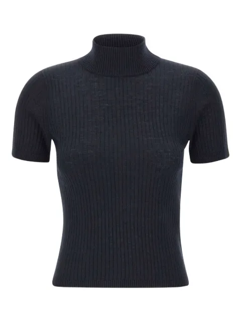 Max Mara turtleneck ribbed top