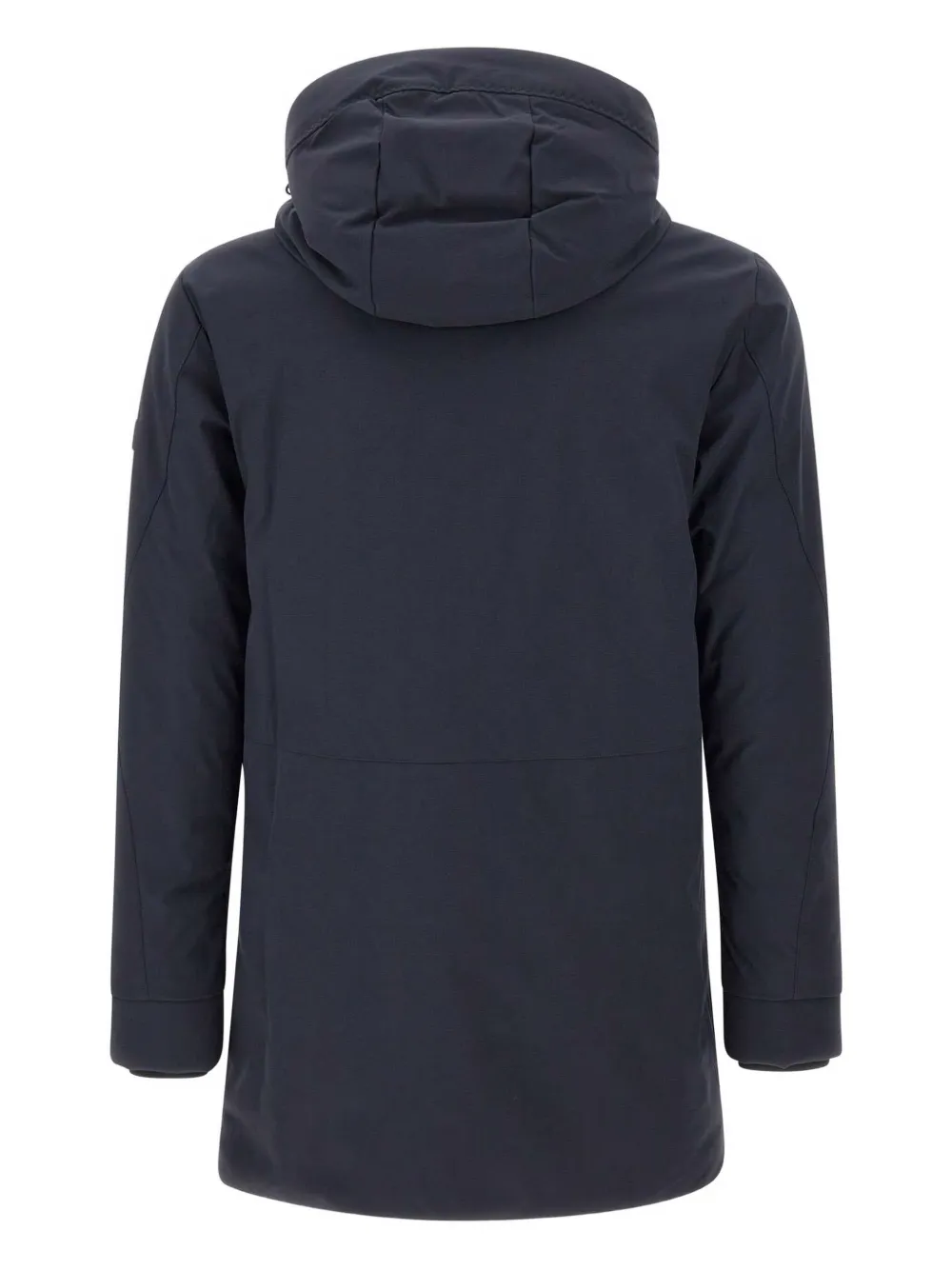 Peuterey hooded zip-up parka Blauw