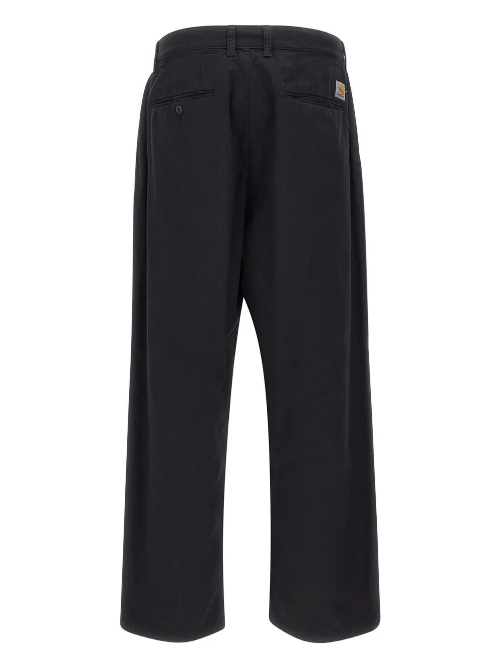 Carhartt WIP pleated twill trousers - Zwart