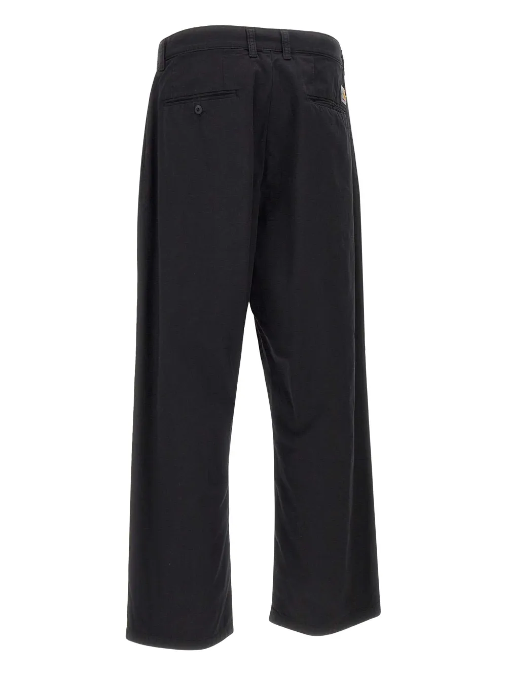 Carhartt WIP pleated twill trousers Zwart