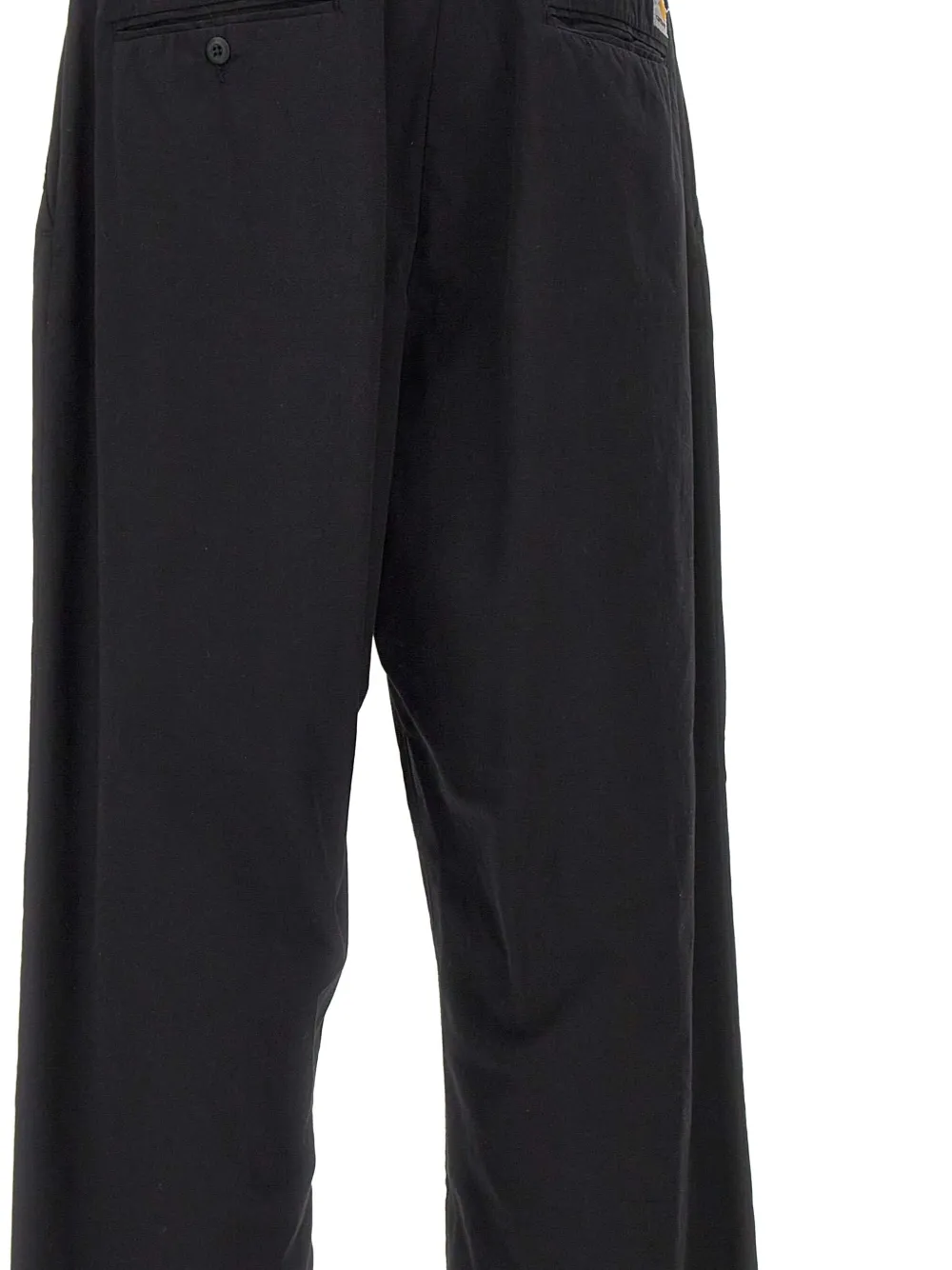 Carhartt WIP pleated twill trousers Zwart