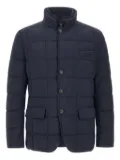 Fay Double Front buttoned down jacket - Blue