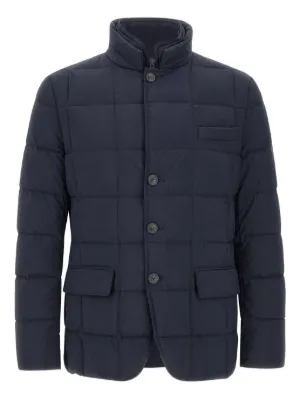 Fay double-front Down Jacket | Blue | FARFETCH CH