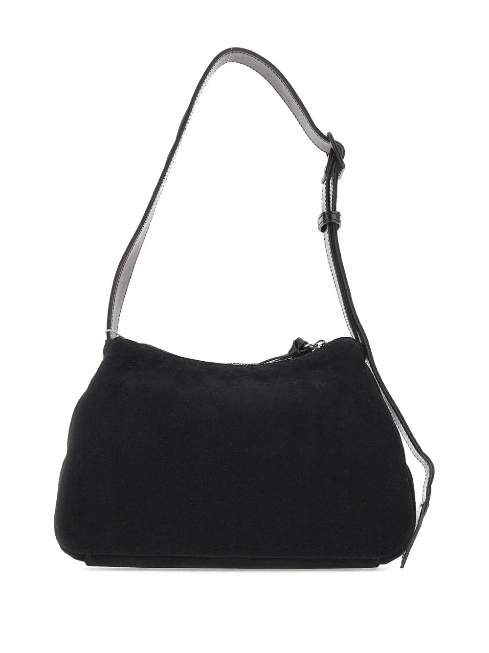 Vivienne Westwood Fluwelen schoudertas met Orb-verfraaiing - Zwart