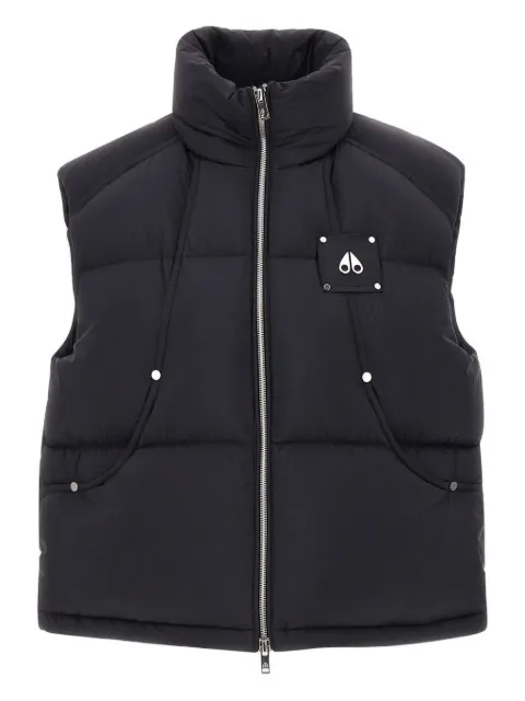 Moose Knuckles chaleco acolchado con cuello cruzado