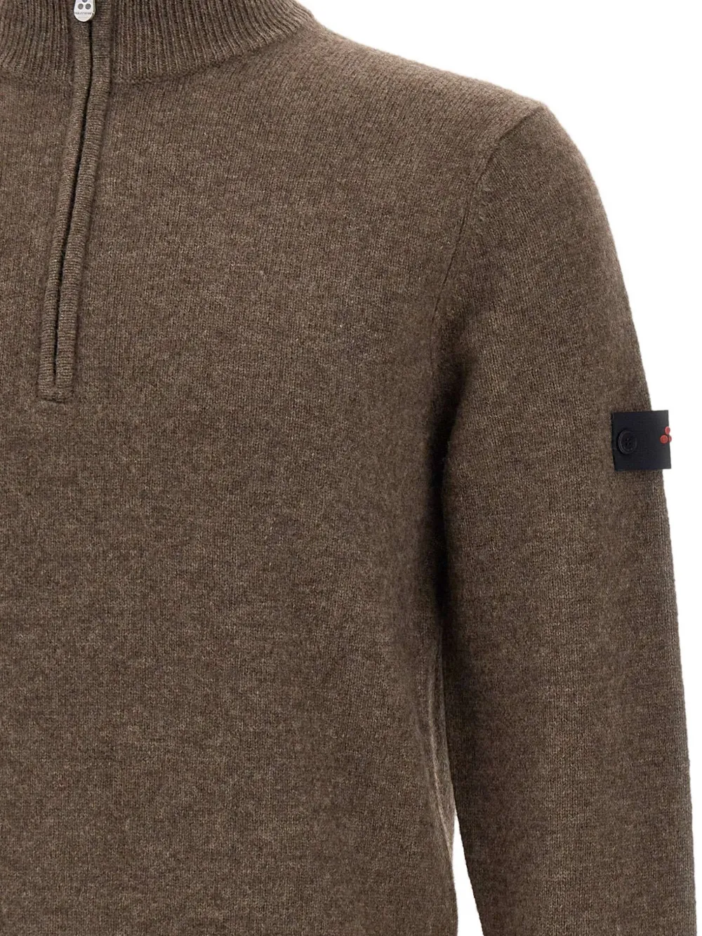 Peuterey Half-zip Sweater In Brown