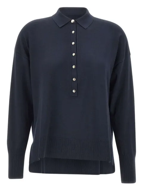 ELENA MIRO` buttoned polo shirt