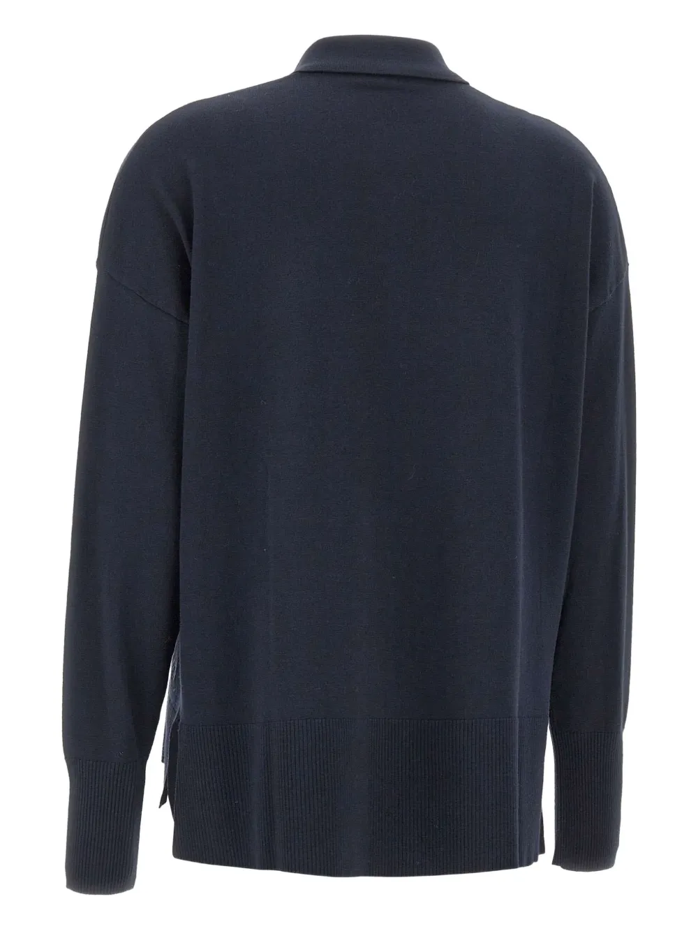 ELENA MIRO` Poloshirt met knopen Blauw