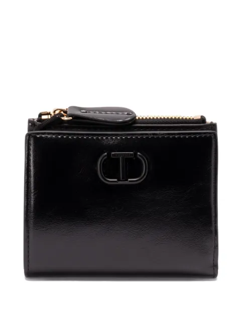 TWINSET logo zip wallet