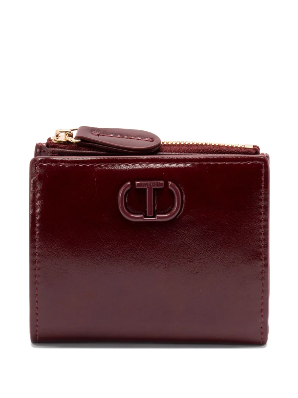 TWINSET logo zip wallet | Red | Image 1