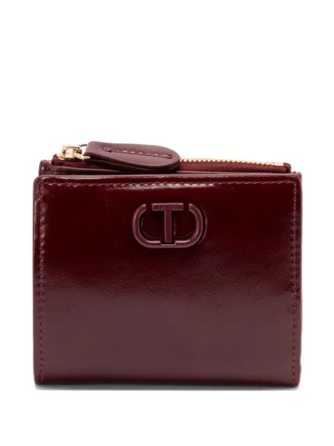 TWINSET logo zip wallet