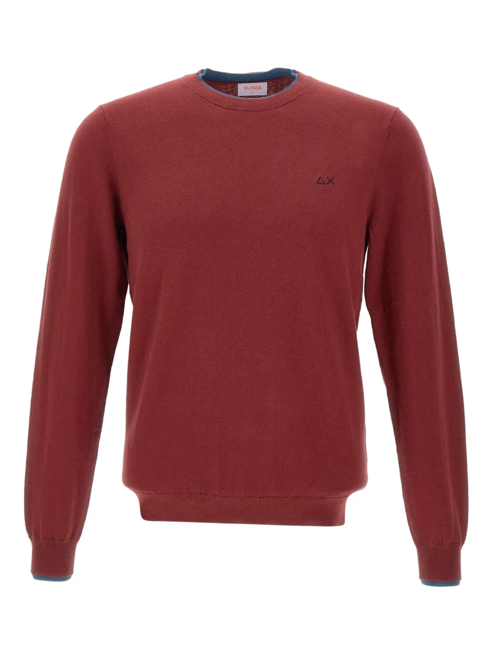 Sun 68 Crew-neck Sweater In Red