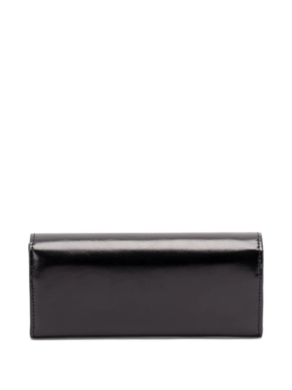 TWINSET logo-plaque wallet - Zwart