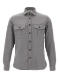 Filippo De Laurentiis patch-pocket shirt - Grey