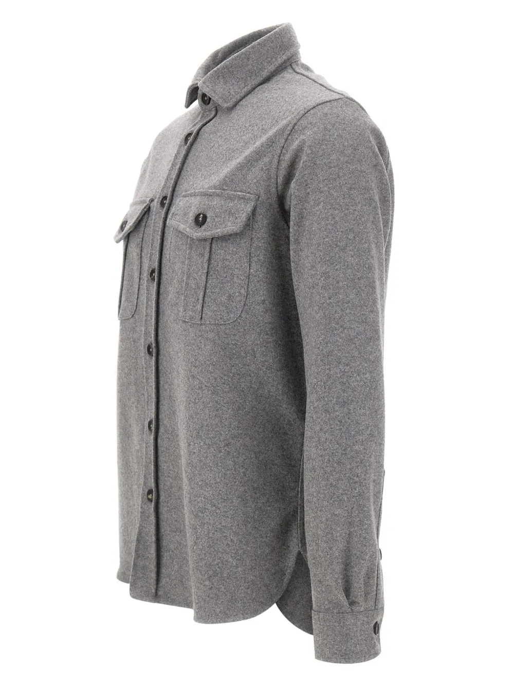 Filippo De Laurentiis patch-pocket shirt Grijs