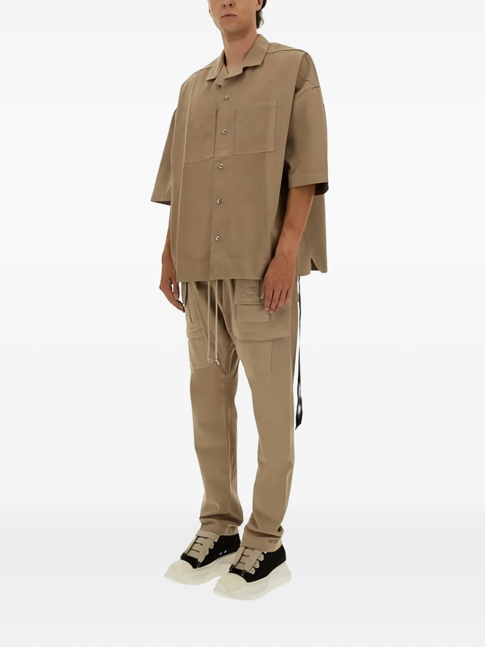 Rick Owens DRKSHDW drawstring cargo pants - Beige