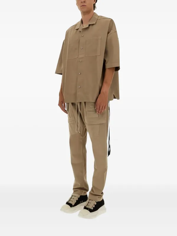 Rick Owens DRKSHDW Drawstring Cargo Pants | Neutrals | FARFETCH
