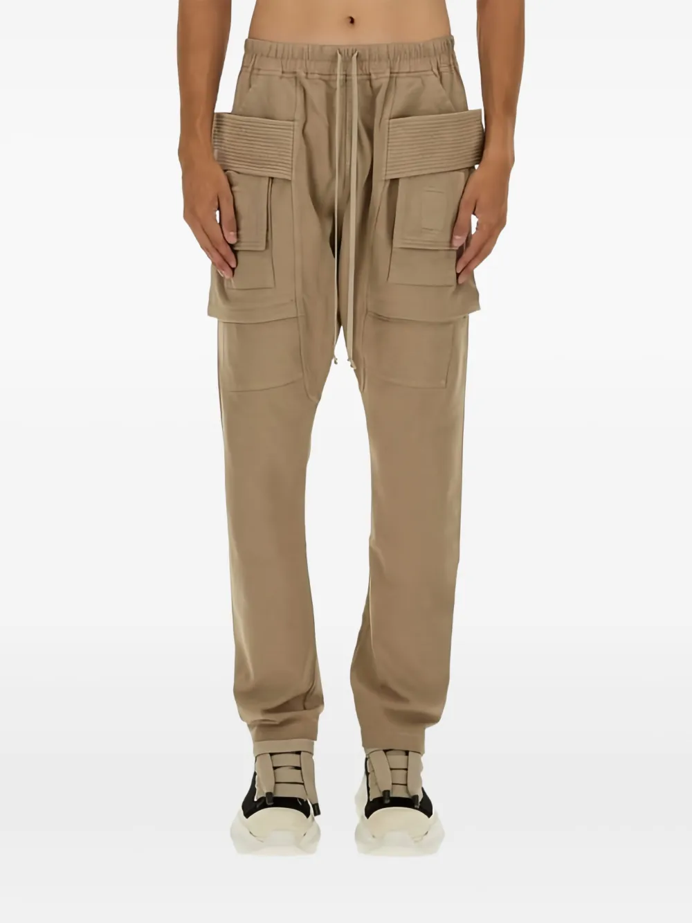 Rick Owens DRKSHDW drawstring cargo pants | Neutrals | Image 1