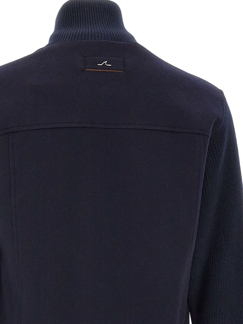 Paul & Shark knit-sleeves jacket Blauw