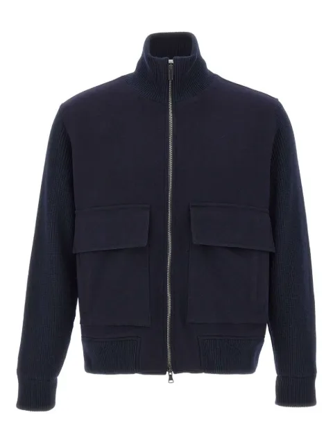 Paul & Shark knit-sleeves jacket