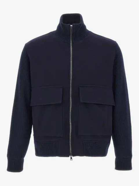 Paul & Shark knit-sleeves jacket