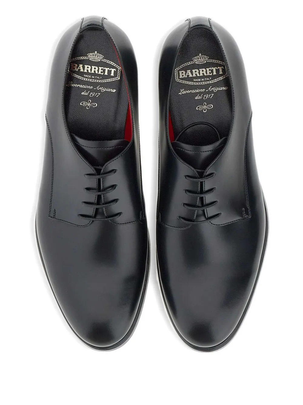 Neil Barrett leather lace-up shoes Black