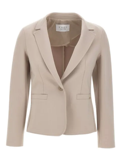 kaos narrow-lapel single-button blazer
