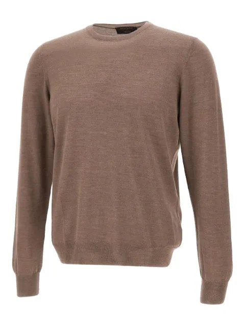 Gran Sasso crew-neck ribbed-edge sweater