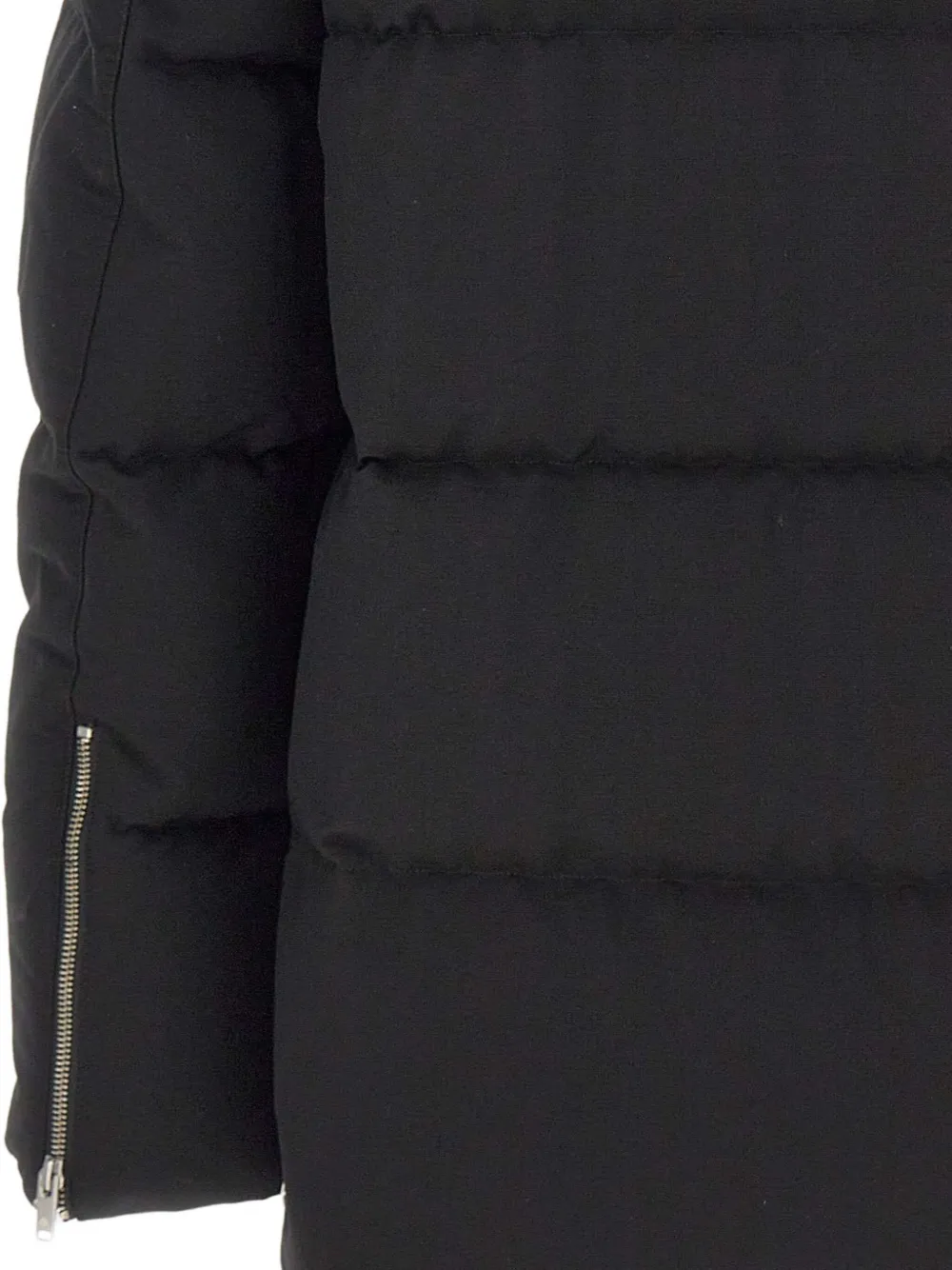 Moose Knuckles removable-hood quilted coat Zwart