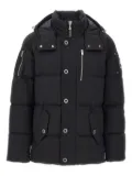 Moose Knuckles removable-hood quilted coat - Black