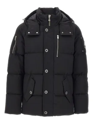 良品★ムースナックルズ・メタルアイコン ベルト フード付き ダウンコート(S) MOOSE KNUCKLES ムースナックルズ ダウンジャケット MINNENTONKA