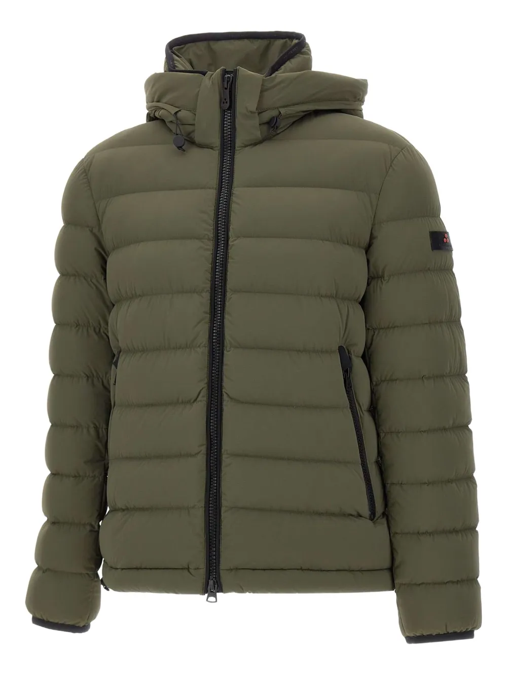 Peuterey hooded quilted down jacket - グリーン Peuterey hooded quilted down jacket - グリーン