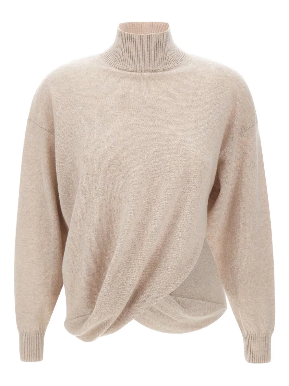 Marella high-neck sweater Beige