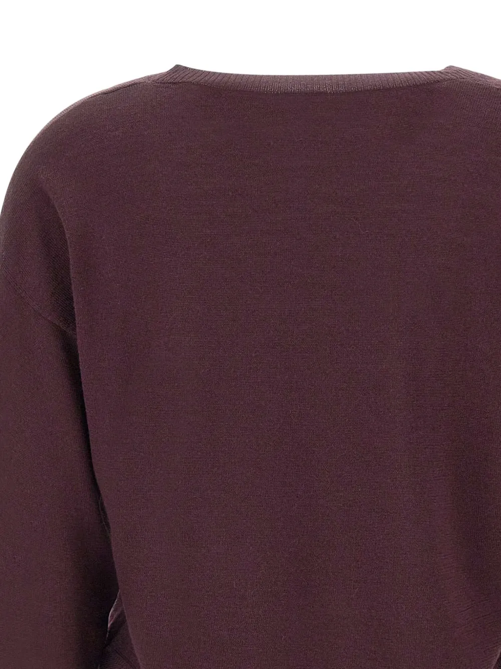 Eleventy V-neck wool sweater Rood