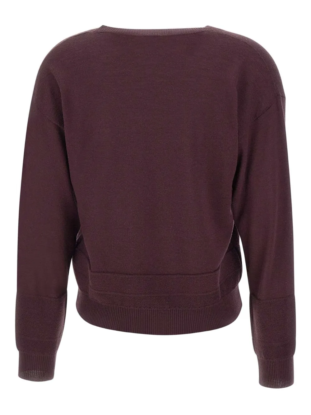 Eleventy V-neck wool sweater Rood