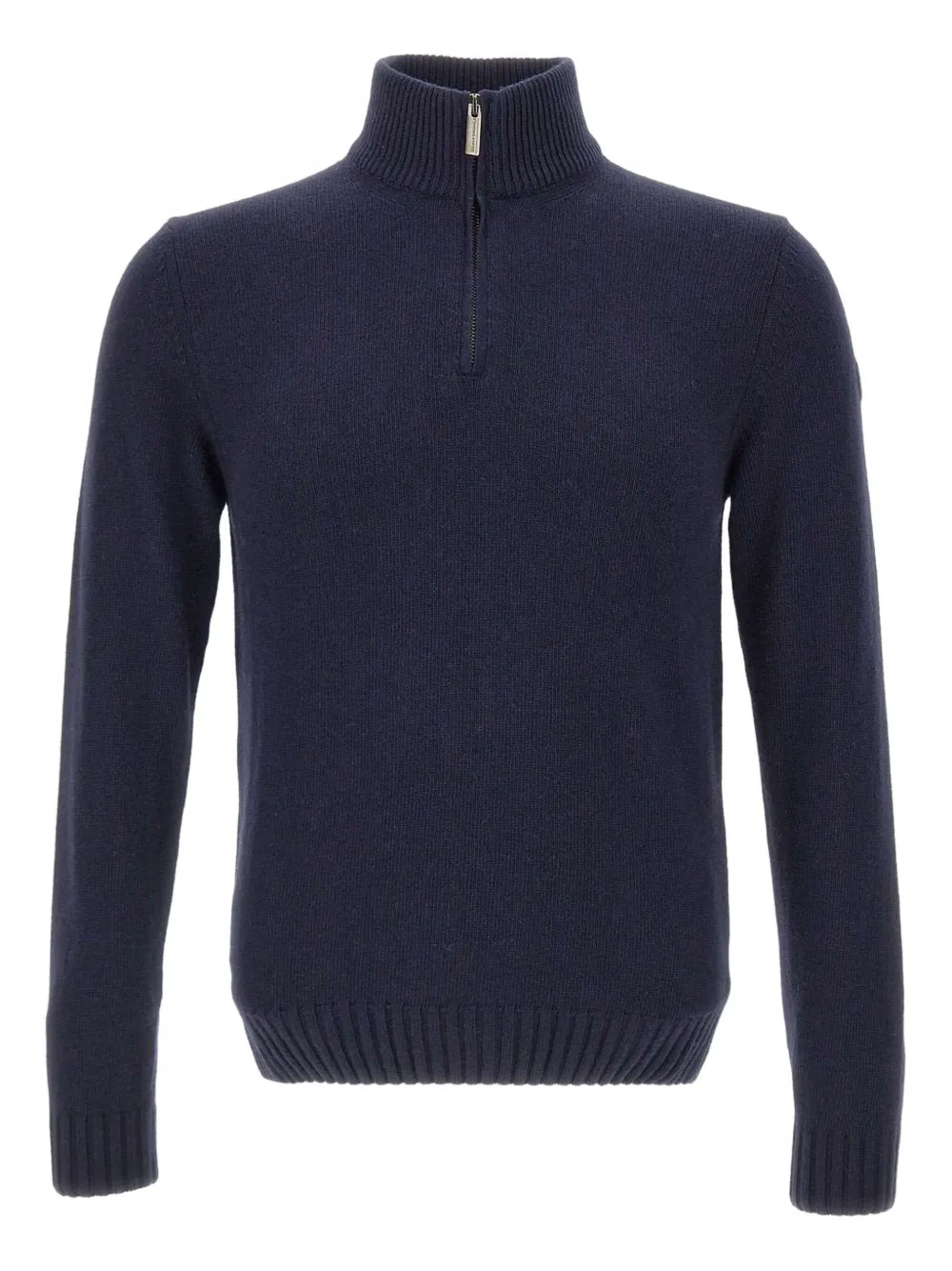 Colmar half-zip ribbed sweater Blauw