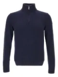 Colmar half-zip ribbed sweater - Blue