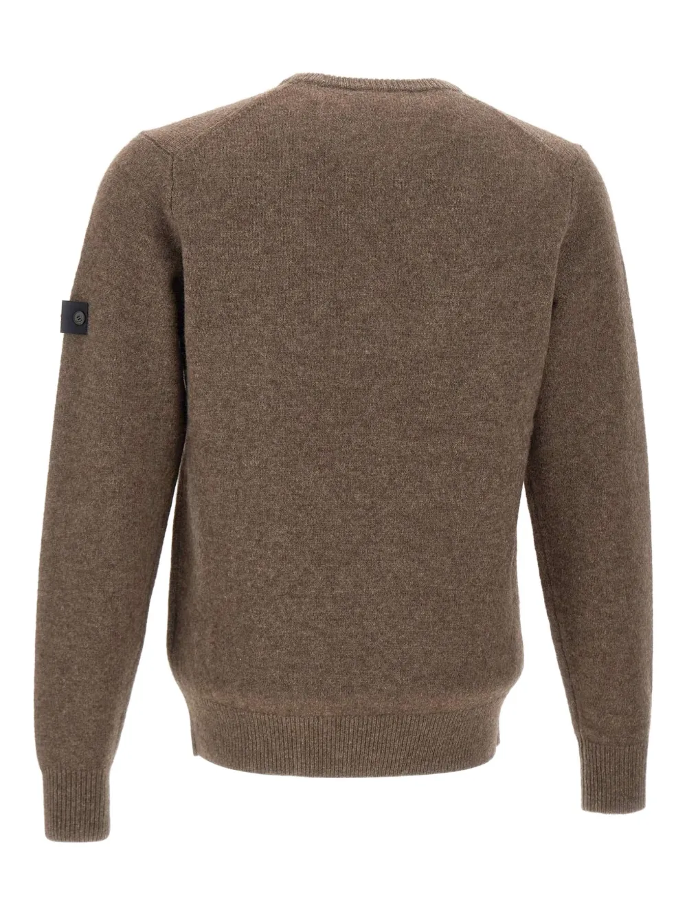 Peuterey Logo-patch Sweater In Brown
