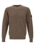 Peuterey logo-patch sweater - Brown