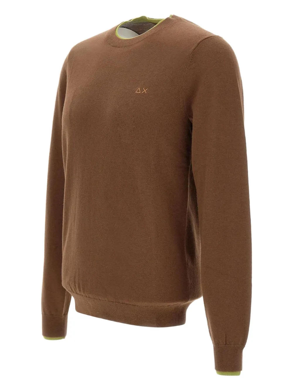 Sun 68 Crew-neck Sweater In Brown
