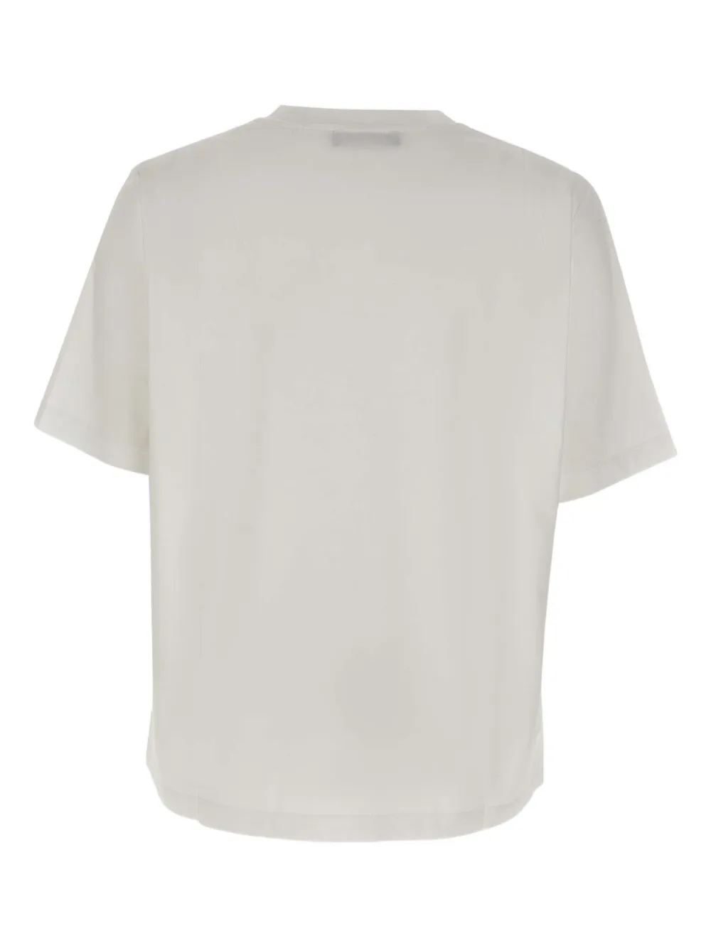 Elena Miro' Embellished T-shirt In White